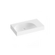 Washbasin Lite 800/600 R white without overflow and hole