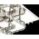 Toolight Lampa Sufitowa Kryształowa Plafon LED 24W APP410-C Neutralna, 3 image