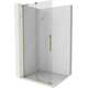 Mexen Velar L ścianka prysznicowa rozsuwana Walk-in 120 x 200 cm, transparent 8 mm, złota - 871-120-003-03-50