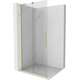 Mexen Velar L ścianka prysznicowa rozsuwana Walk-in 100 x 200 cm, transparent 8 mm, złota szczotkowana - 871-100-003-03-55