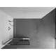 Mexen Kioto+ L ścianka prysznicowa z półką Walk-in 80 x 200 cm, czarny wzór, nikiel szczotkowany - 800-080-123-97-77, изображение 4