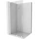 Mexen Velar L ścianka prysznicowa rozsuwana Walk-in 90 x 200 cm, transparent 8 mm, biała - 871-090-003-03-20