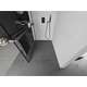 Mexen Kioto+ L ścianka prysznicowa z półką Walk-in 100 x 200 cm, czarny wzór, gun metal - 800-100-123-95-78, изображение 3