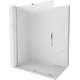Mexen Velar ścianka prysznicowa rozsuwana Walk-in 130 x 200 cm, szron 8 mm, chrom - 871-130-000-33-01