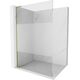 Mexen Kioto L ścianka prysznicowa Walk-in 80 x 200 cm, transparent/szron, złota - 800-080-103-50-35