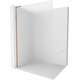 Mexen Kioto L ścianka prysznicowa Walk-in 100 x 200 cm, szron, różowe złoto - 800-100-103-60-30