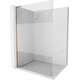 Mexen Kioto L ścianka prysznicowa Walk-in 70 x 200 cm, transparent/szron, różowe złoto - 800-070-103-60-35