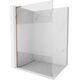 Mexen Kioto L ścianka prysznicowa Walk-in 100 x 200 cm, transparent/szron, różowe złoto - 800-100-103-60-35