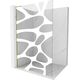 Mexen Kioto L ścianka prysznicowa Walk-in 90 x 200 cm, biały wzór, złota - 800-090-103-50-97