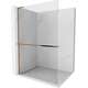 Mexen Kioto+ L ścianka prysznicowa z półką Walk-in 70 x 200 cm, transparent, różowe złoto - 800-070-123-60-00