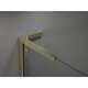 Mexen Kioto L ścianka prysznicowa Walk-in 50 x 200 cm, transparent, złota - 800-050-103-50-00, изображение 5