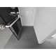 Mexen Kioto+ L ścianka prysznicowa z półką Walk-in 110 x 200 cm, czarny wzór, biała - 800-110-123-20-78, изображение 3