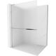 Mexen Kioto+ L ścianka prysznicowa z półką Walk-in 80 x 200 cm, szron, chrom - 800-080-123-01-30