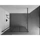 Mexen Kioto ścianka prysznicowa Walk-in 110 x 200 cm, czarny wzór 8 mm, gun metal - 800-110-101-95-77, изображение 4