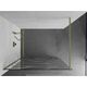 Mexen Kioto ścianka prysznicowa Walk-in 130 x 200 cm, biały wzór 8 mm, złota szczotkowana - 800-130-101-55-97, изображение 4