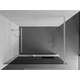 Mexen Kioto+ ścianka prysznicowa z półką Walk-in 110 x 200 cm, grafit, biała - 800-110-121-20-40, изображение 4