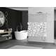 Mexen Kioto ścianka prysznicowa wolnostojąca 140 x 200 cm, biały wzór 8 mm, nikiel szczotkowany - 800-140-002-97-85, изображение 2