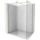 Mexen Kioto ścianka prysznicowa Walk-in 170 x 85 cm, transparent, złota - 800-170-202-50-00-085
