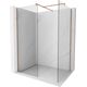 Mexen Kioto ścianka prysznicowa Walk-in 150 x 70 cm, transparent, różowe złoto - 800-150-202-60-00-070