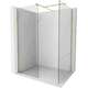 Mexen Kioto ścianka prysznicowa Walk-in 170 x 120 cm, transparent, złota - 800-170-202-50-00-120