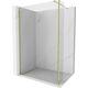 Mexen Kioto ścianka prysznicowa Walk-in 115 x 40 cm, transparent, złota - 800-115-212-50-00-040