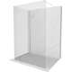 Mexen Kioto ścianka prysznicowa Walk-in 110 x 75 cm, transparent, biała - 800-110-212-20-00-075