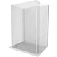 Mexen Kioto ścianka prysznicowa Walk-in 120 x 105 x 30 cm, transparent, biała - 800-120-105-221-20-00-030