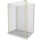 Mexen Kioto ścianka prysznicowa Walk-in 110 x 105 x 30 cm, transparent, złota szczotkowana - 800-110-105-221-55-00-030