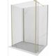 Mexen Kioto ścianka prysznicowa Walk-in 120 x 95 x 40 cm, transparent, złota - 800-120-095-221-50-00-040