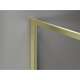 Mexen Kioto-F ścianka prysznicowa Walk-in z ramką 90 x 202 cm, szron 8 mm, złota szczotkowana - 800-090-104-55-30, изображение 5