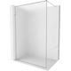 Mexen Kioto-F ścianka prysznicowa Walk-in z ramką 130 x 202 cm, szron 8 mm, chrom - 800-130-104-01-30
