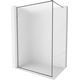 Mexen Kioto-F ścianka prysznicowa Walk-in z ramką 80 x 202 cm, szron 8 mm, gun metal - 800-080-104-95-30
