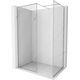 Mexen Kioto-F ścianka prysznicowa Walk-in z ramką 100 x 85 cm, transparent 8 mm, chrom - 800-100-202-04-00-085