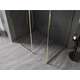 Mexen Kioto-F ścianka prysznicowa Walk-in z ramką 170 x 95 cm, transparent 8 mm, złota - 800-170-202-04-50-095, 3 image