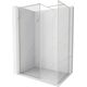 Mexen Kioto-F ścianka prysznicowa Walk-in z ramką 80 x 80 cm, transparent 8 mm, nikiel szczotkowany - 800-080-202-04-97-080