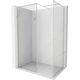 Mexen Kioto-F ścianka prysznicowa Walk-in z ramką 110 x 85 cm, transparent 8 mm, nikiel szczotkowany - 800-110-202-04-97-085