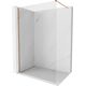Mexen Kioto-X ścianka prysznicowa Walk-in 60 x 200 cm, transparent 10 mm, miedź szczotkowana - 800-060-101-65-00-X