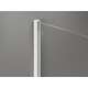 Mexen Kioto-X ścianka prysznicowa Walk-in 110 x 200 cm, szron 10 mm, biała - 800-110-101-20-30-X, изображение 5