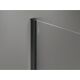 Mexen Kioto-X ścianka prysznicowa Walk-in 140 x 200 cm, szron 10 mm, czarna - 800-140-101-70-30-X, изображение 5