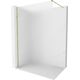 Mexen Kioto-X ścianka prysznicowa Walk-in 110 x 200 cm, szron 10 mm, złota - 800-110-101-50-30-X