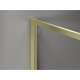 Mexen Kioto-XF ścianka prysznicowa Walk-in z ramką 120 x 202 cm, transparent 10 mm, złota szczotkowana - 800-120-104-55-00-X, 5 image