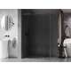 Mexen Kioto-XF ścianka prysznicowa Walk-in z ramką 90 x 202 cm, transparent 10 mm, gun gray szczotkowany - 800-090-104-66-00-X, 2 image