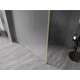 Mexen Kioto-XF ścianka prysznicowa Walk-in z ramką 140 x 202 cm, szron 10 mm, złota szczotkowana - 800-140-104-55-30-X, изображение 3