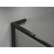 Mexen Kioto-XF L ścianka prysznicowa Walk-in z ramką 120 x 202 cm, transparent 10 mm, czarna - 800-120-174-70-00-XF, изображение 5