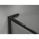 Mexen Kioto-XF L ścianka prysznicowa Walk-in z ramką 100 x 202 cm, transparent 10 mm, czarna - 800-100-174-70-00-XF, изображение 5
