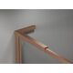 Mexen Kioto-F L ścianka prysznicowa Walk-in z ramką 110 x 202 cm, transparent 8 mm, miedź szczotkowana - 800-110-174-65-00, изображение 5