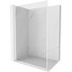 Mexen Kioto-F L ścianka prysznicowa Walk-in z ramką 105 x 202 cm, transparent 8 mm, biała - 800-105-174-20-00