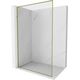 Mexen Kioto-F L ścianka prysznicowa Walk-in z ramką 60 x 202 cm, transparent 8 mm, złota - 800-060-174-50-00