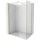 Mexen Kioto-X ścianka prysznicowa Walk-in 160 x 80 cm, transparent 10 mm, złota - 800-160-202-50-00-080-X