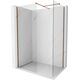 Mexen Kioto-X ścianka prysznicowa Walk-in 120 x 80 cm, transparent 10 mm, różowe złoto - 800-120-202-60-00-080-X